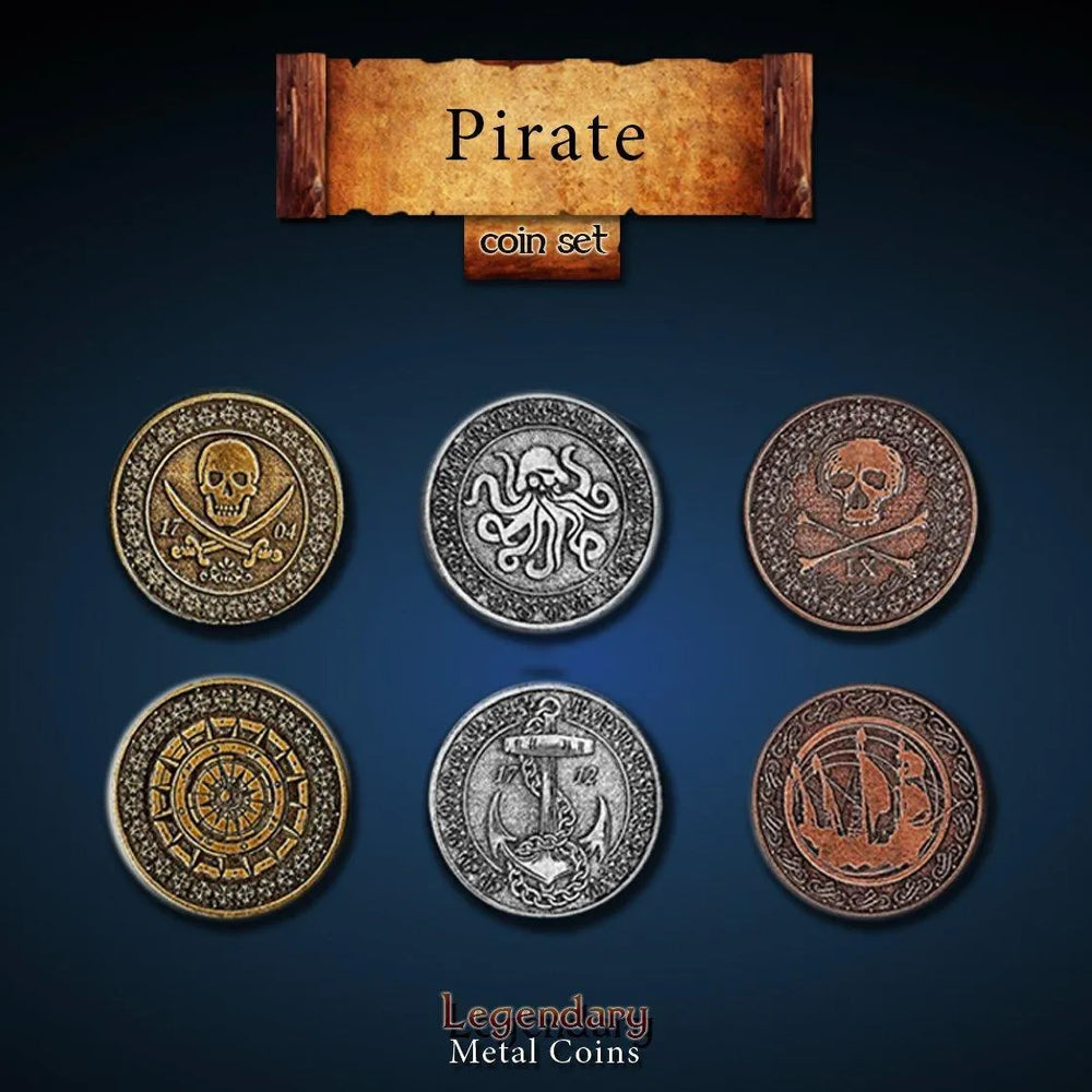 Legendary Metal Coins: Pirate - ZZGames.dk