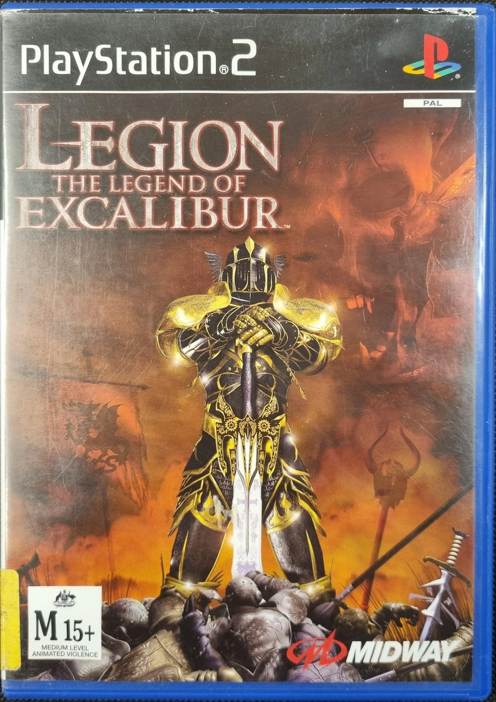 Legion: The Legend of Excalibur (slid på front cover - ZZGames.dk
