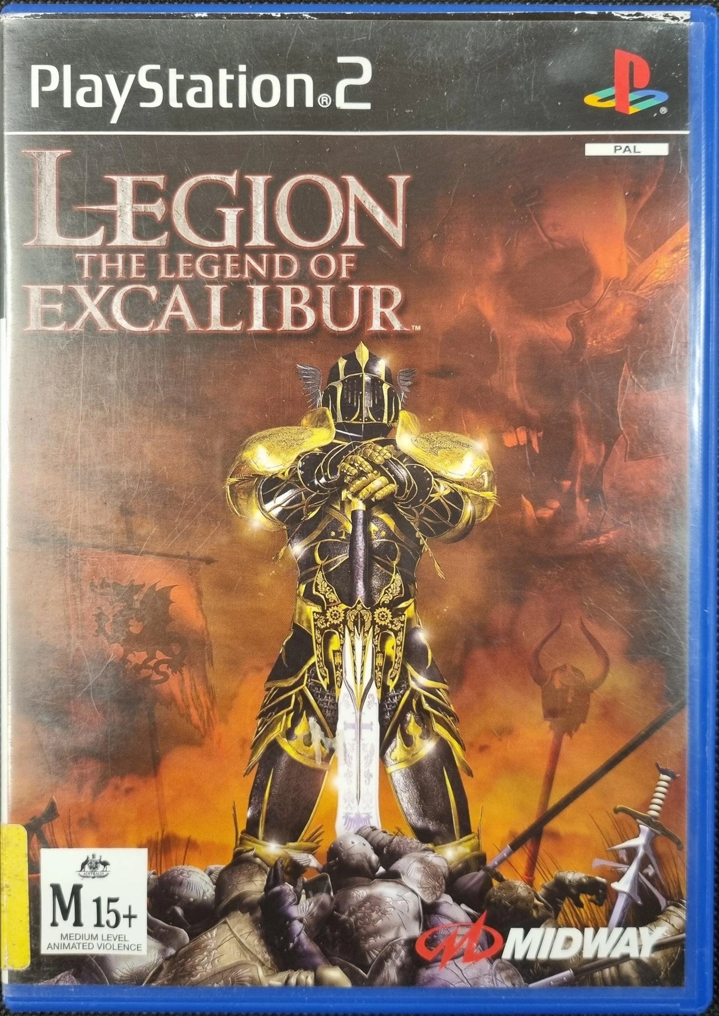 Legion: The Legend of Excalibur (slid på front cover - ZZGames.dk