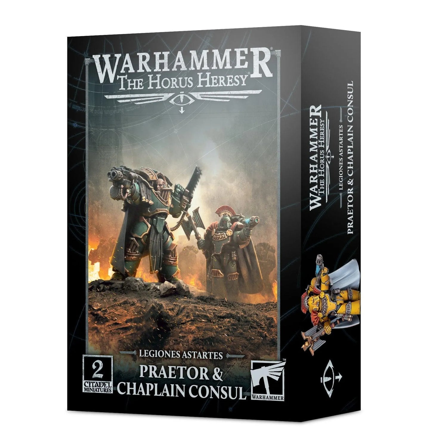 LEGIONES ASTARTES: PRAETOR & CHAPLAIN CONSUL - ZZGames.dk