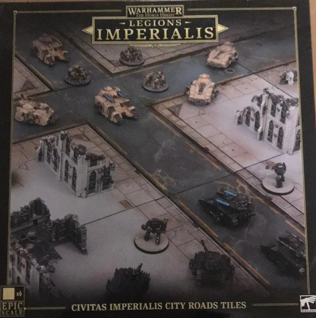 Legions Imperialis: Civitas Imperialis City Road Tiles - ZZgames.dk