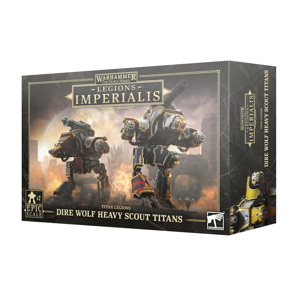 Legions Imperialis: Dire Wolf Heavy Scout Titans - ZZgames.dk