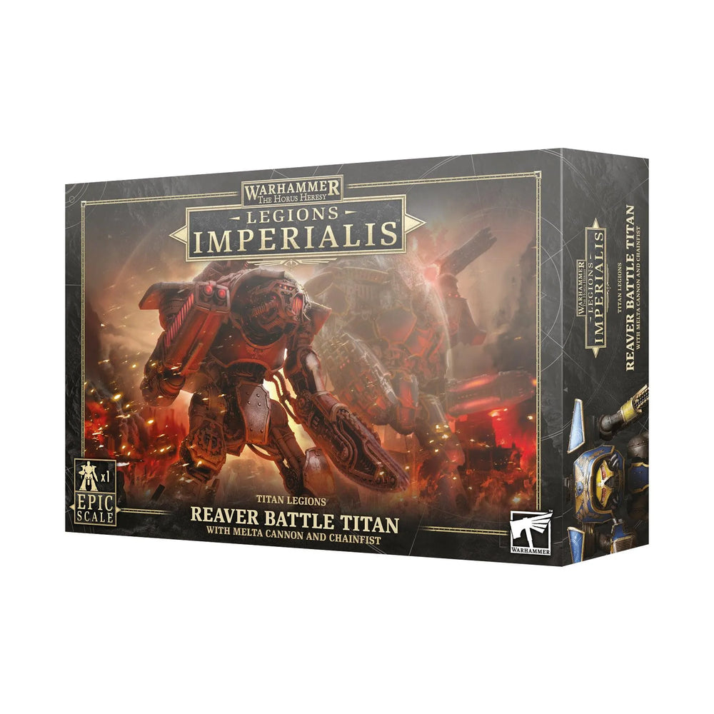 Legions Imperialis: Reaver Battle Titan With Melta Cannon & Chainfist - ZZgames.dk