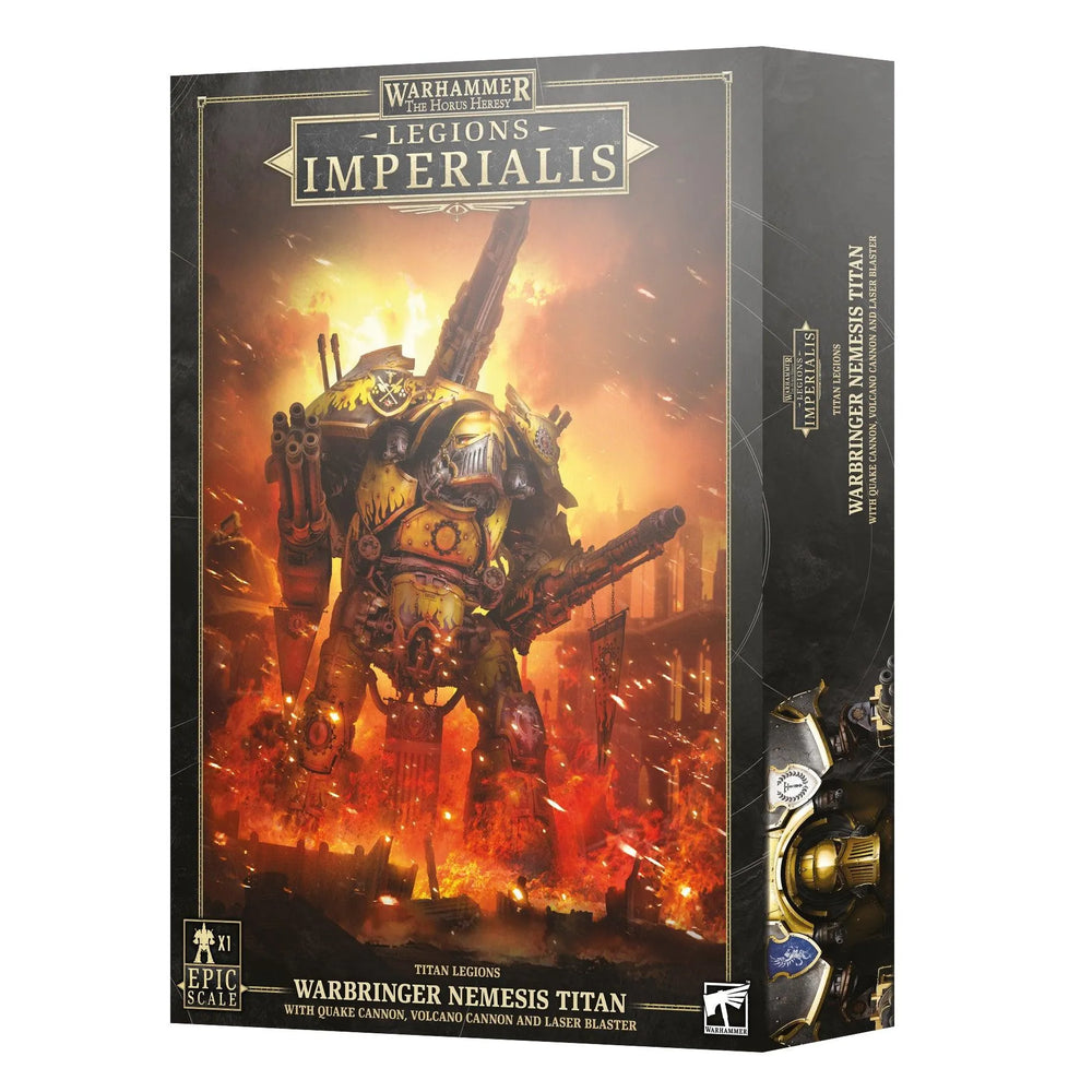 Legions Imperialis: Warbringer Nemesis Titan With Quake Cannon, Volcano Cannon And Laser Blaster - ZZgames.dk
