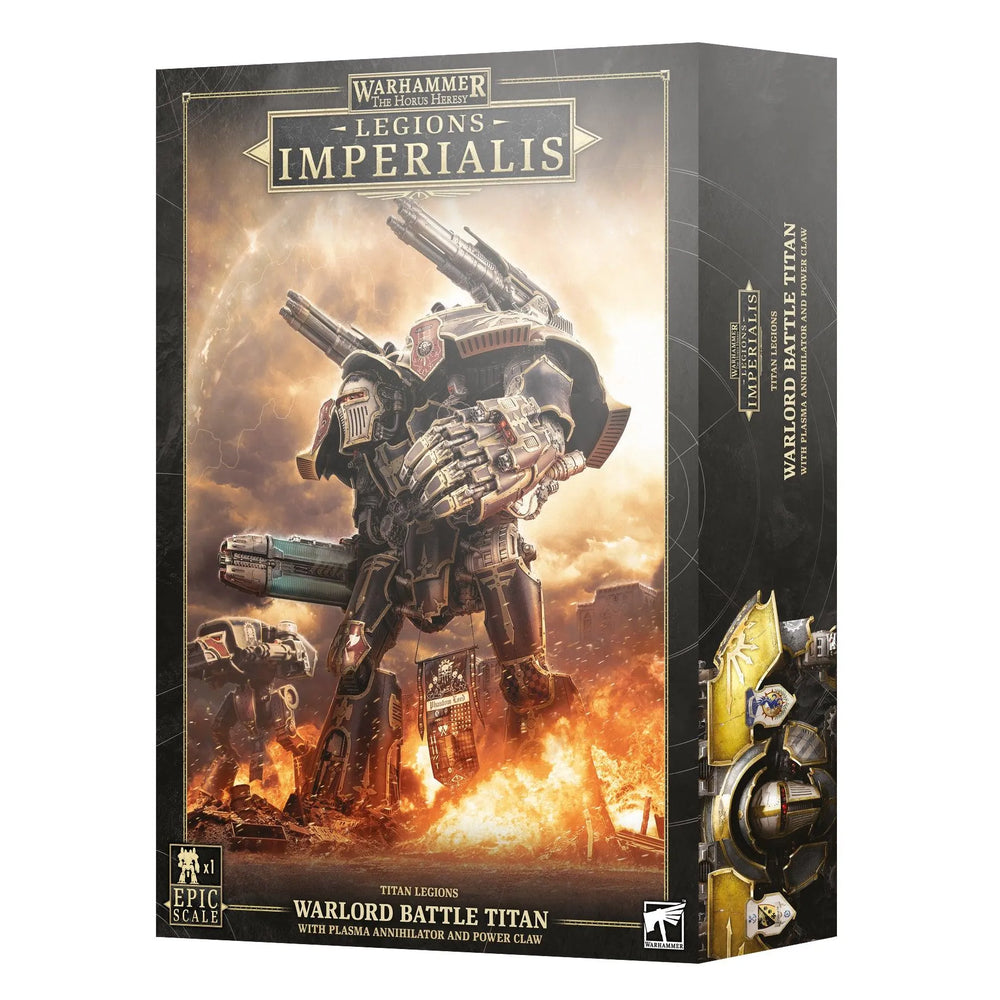 Legions Imperialis: Warlord Battle Titan With Plasma Annihilator & Power Claw - ZZgames.dk