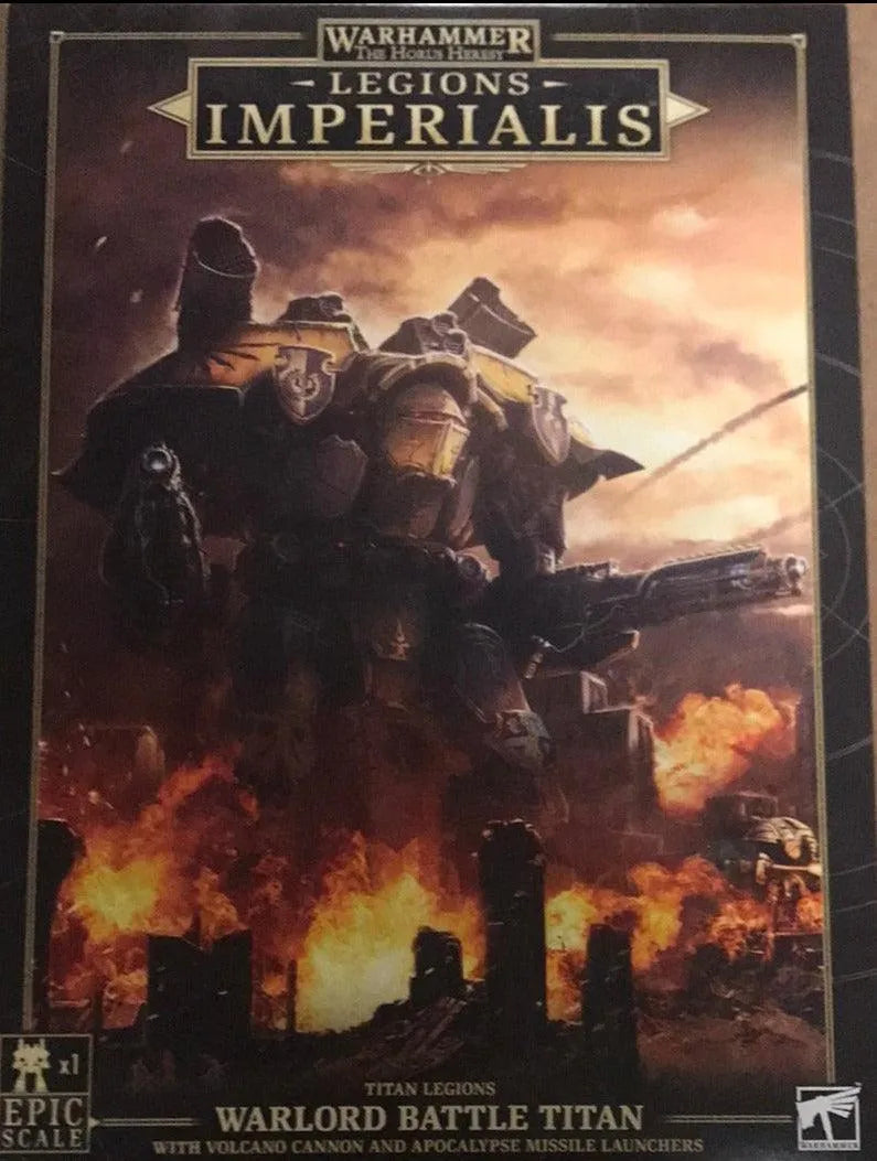 Legions Imperialis: Warlord Battle Titan With Volcano Cannon & Apocalypse Missile Launchers - ZZgames.dk