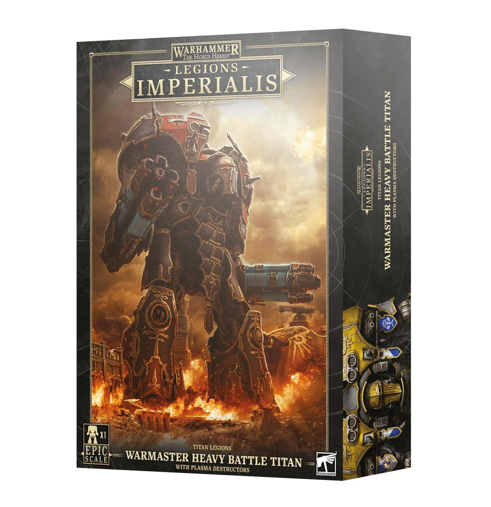 LEGIONS IMPERIALIS: WARMASTER HEAVY BATTLE TITAN WITH PLASMA DESTRUCTORS - ZZGames.dk