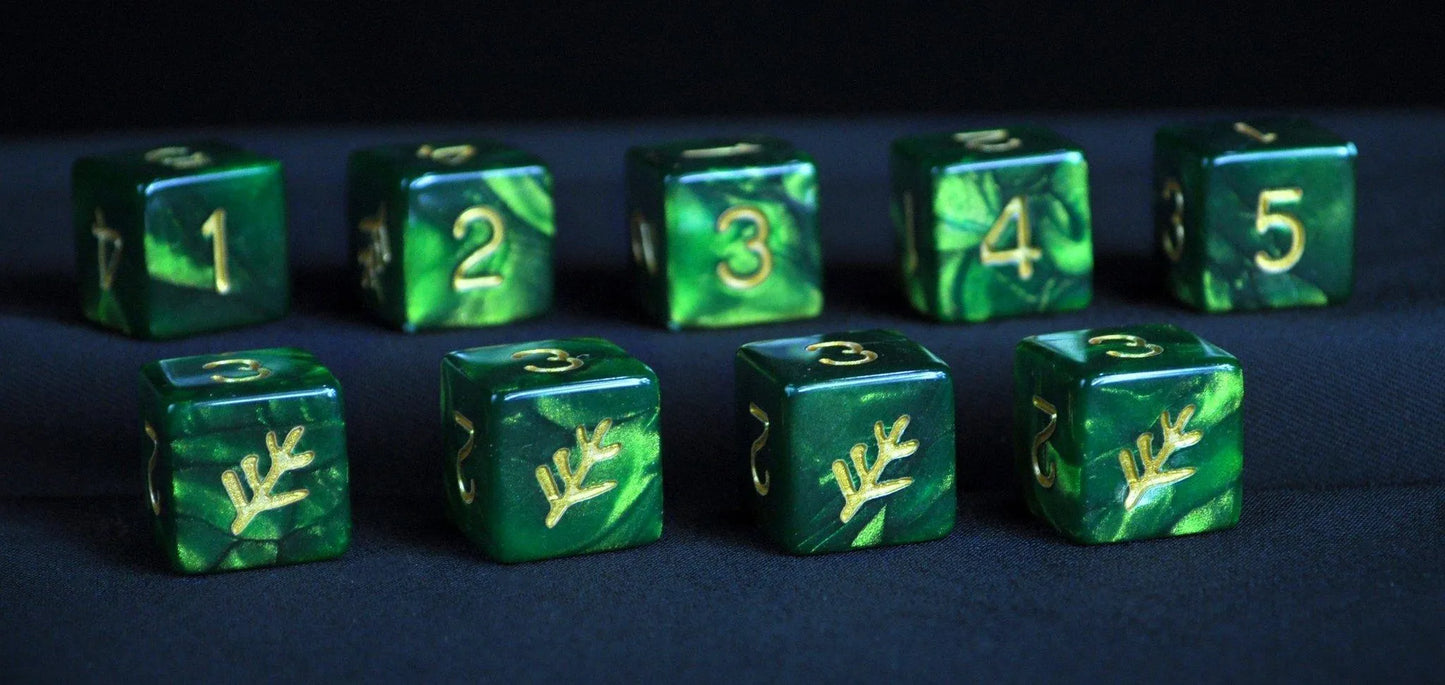 Lovecraft Elder Sign d6 Set - ZZGames.dk