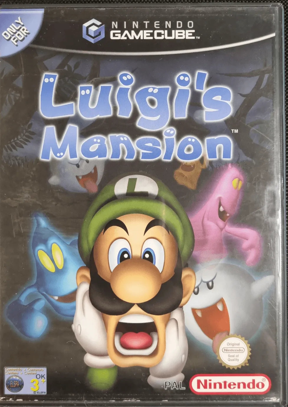 Luigi's Mansion (Slid på cover) - ZZGames.dk