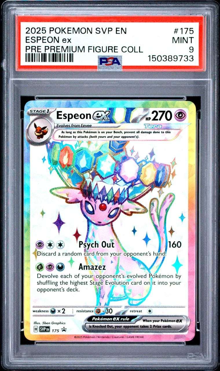 Pokémon SV Black Star Promo – Espeon ex #175