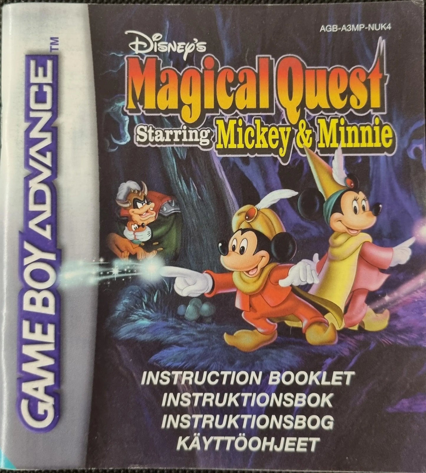 Magical Quest manual (NUK4) - ZZGames.dk