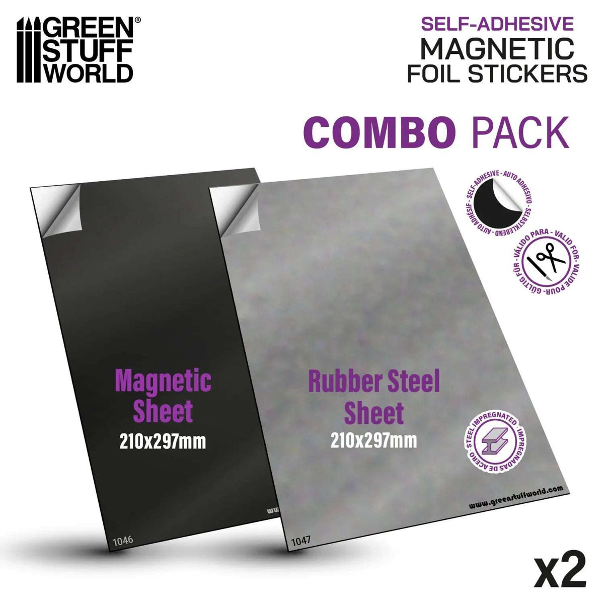 
                  
                    Magnetic Sheet COMBO - Self Adhesive
                  
                