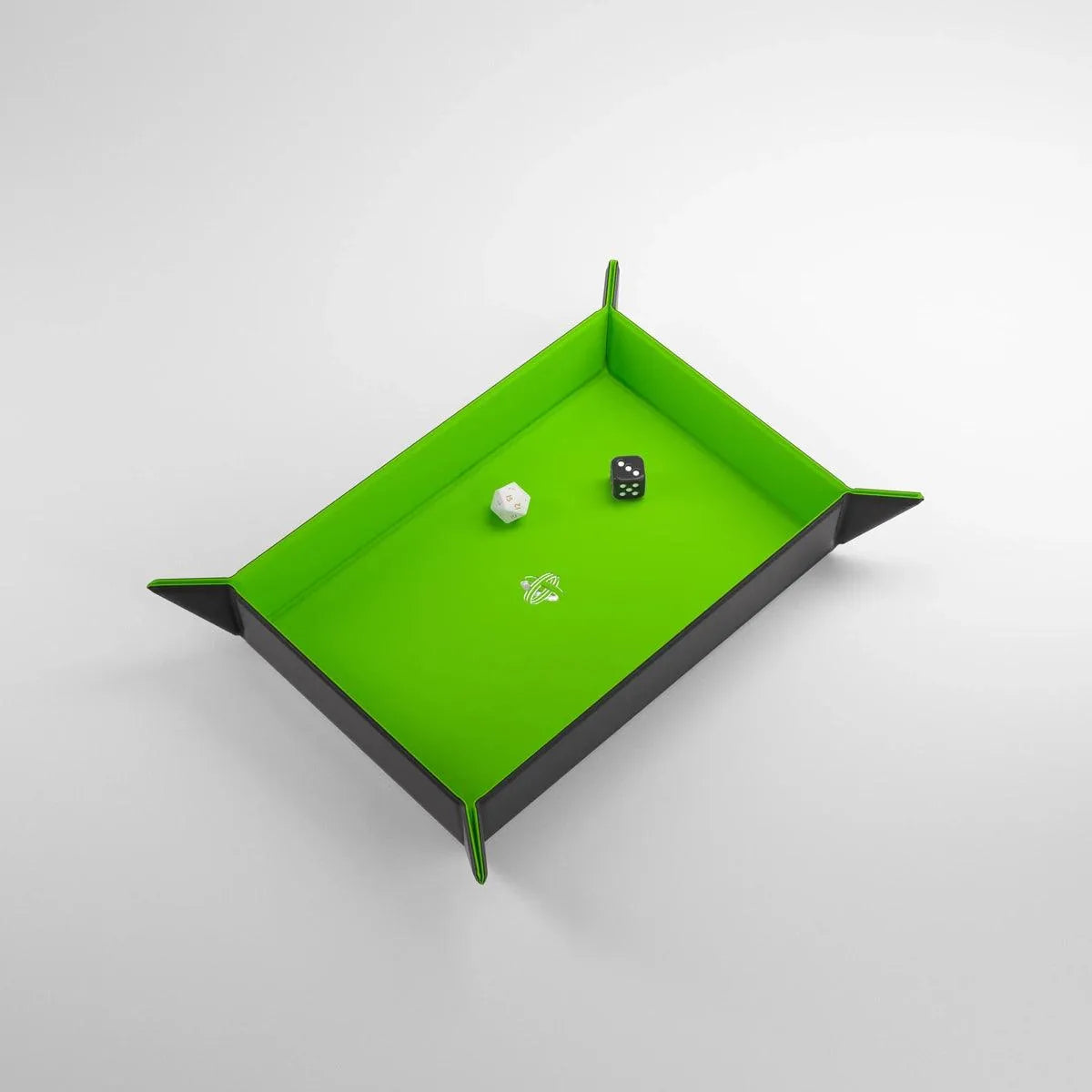 Magnetic Dice Tray Rectangular Black/Green - ZZGames.dk