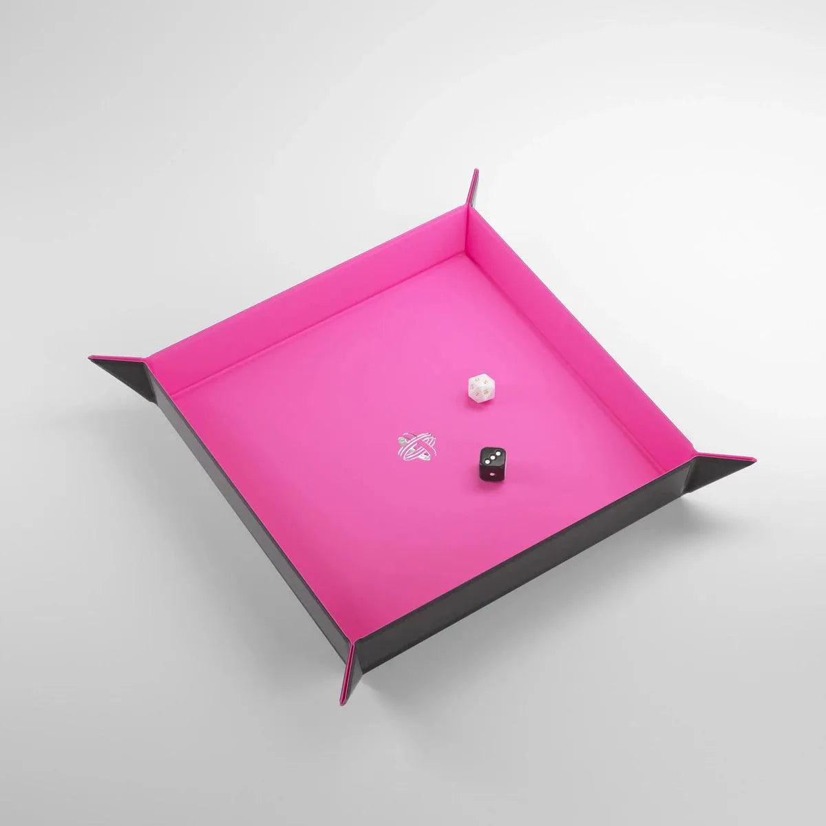 Magnetic Dice Tray Square Black/Pink - ZZGames.dk