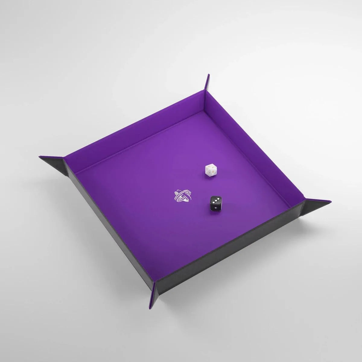 Magnetic Dice Tray Square Black/Purple - ZZGames.dk
