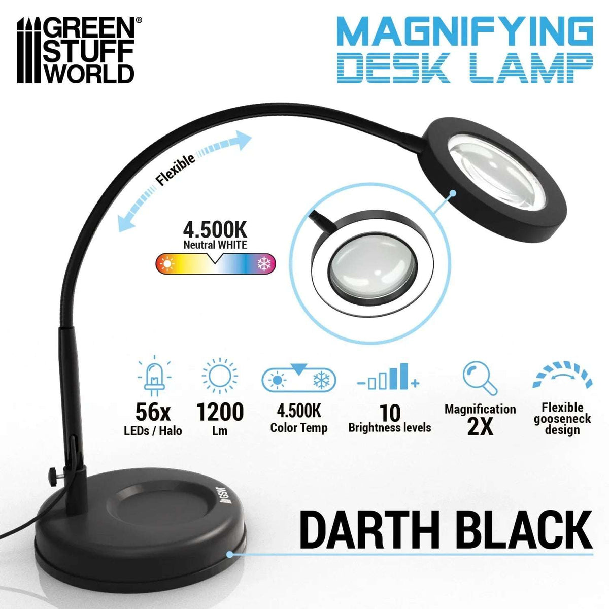 
                  
                    Magnifying desk lamp - Darth Black
                  
                