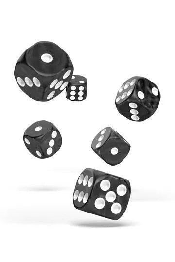 MARBLE: Black 16mm (12 pcs) - ZZGames.dk