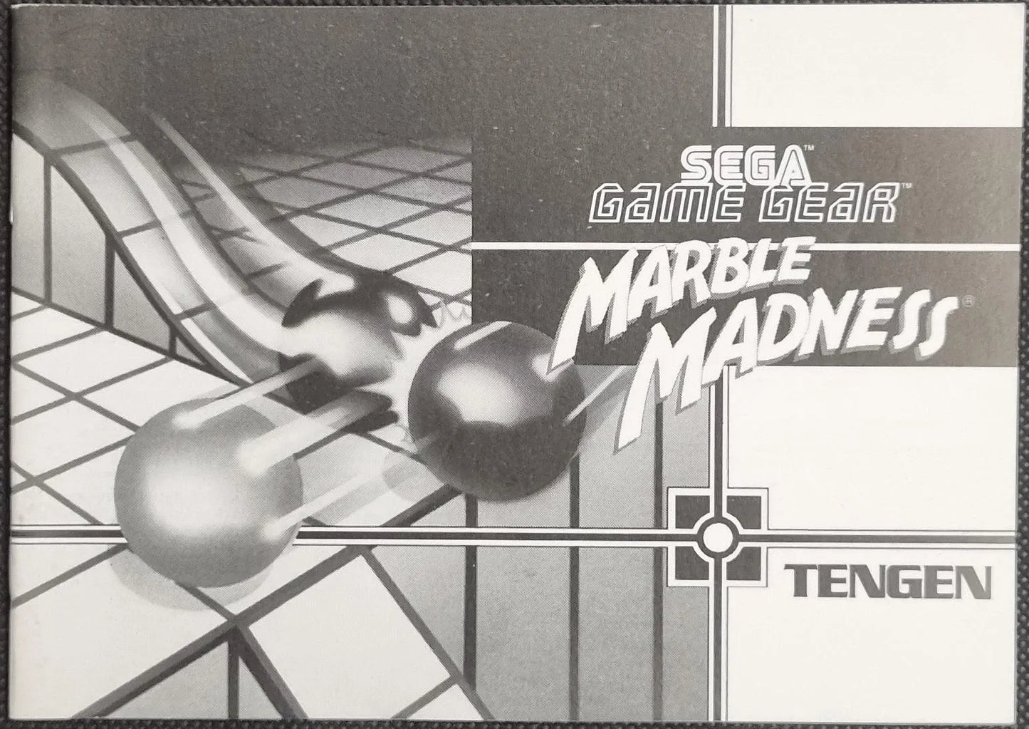 Marble Madness manual - ZZGames.dk