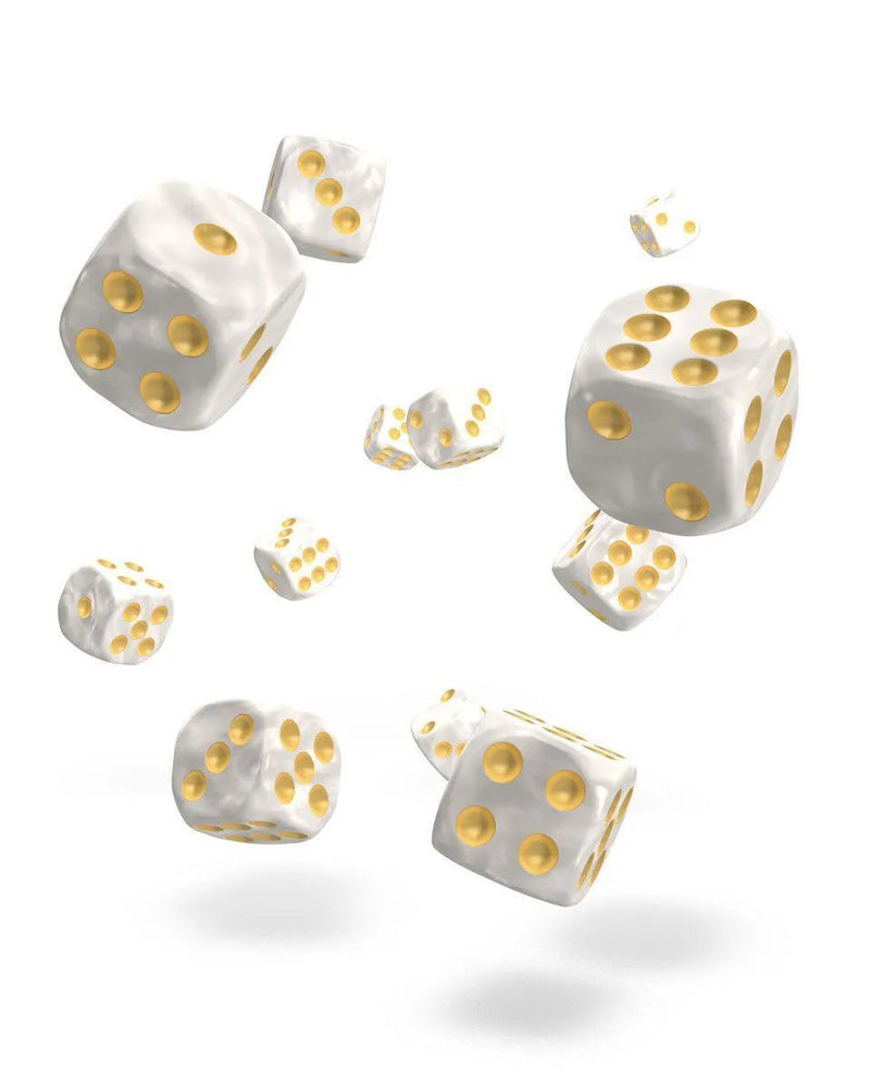 MARBLE: White 12mm (36 pcs) - ZZGames.dk