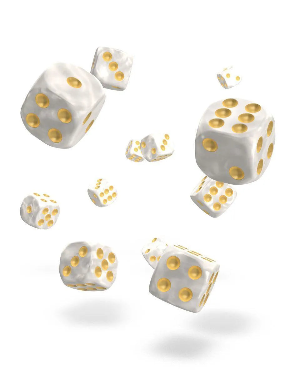 MARBLE: White 12mm (36 pcs) - ZZGames.dk