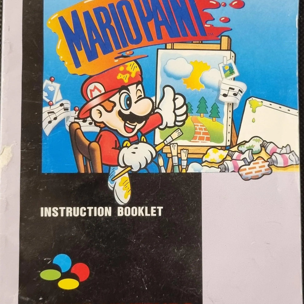 Mario Paint manual (SCN) (Lidt slid) - ZZGames.dk