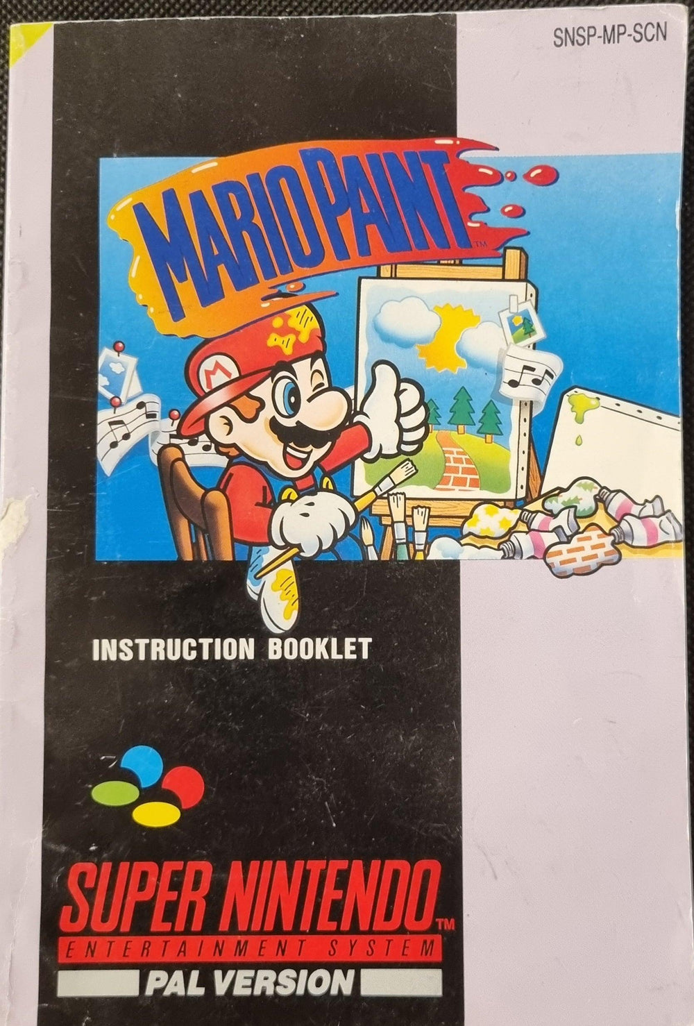 Mario Paint manual (SCN) (Lidt slid) - ZZGames.dk