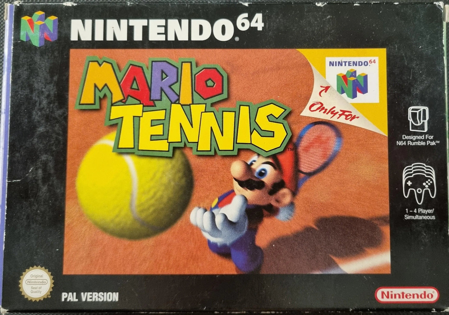 Mario Tennis i æske (u. manual) - ZZGames.dk