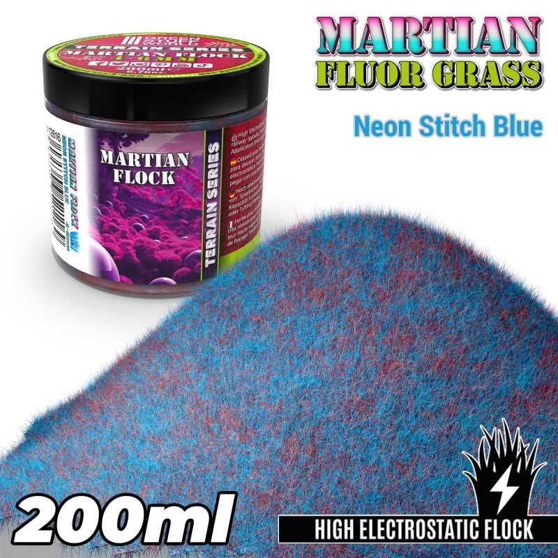 Martian Fluor Grass - Neon Stitch Blue - 200ml - ZZGames.dk