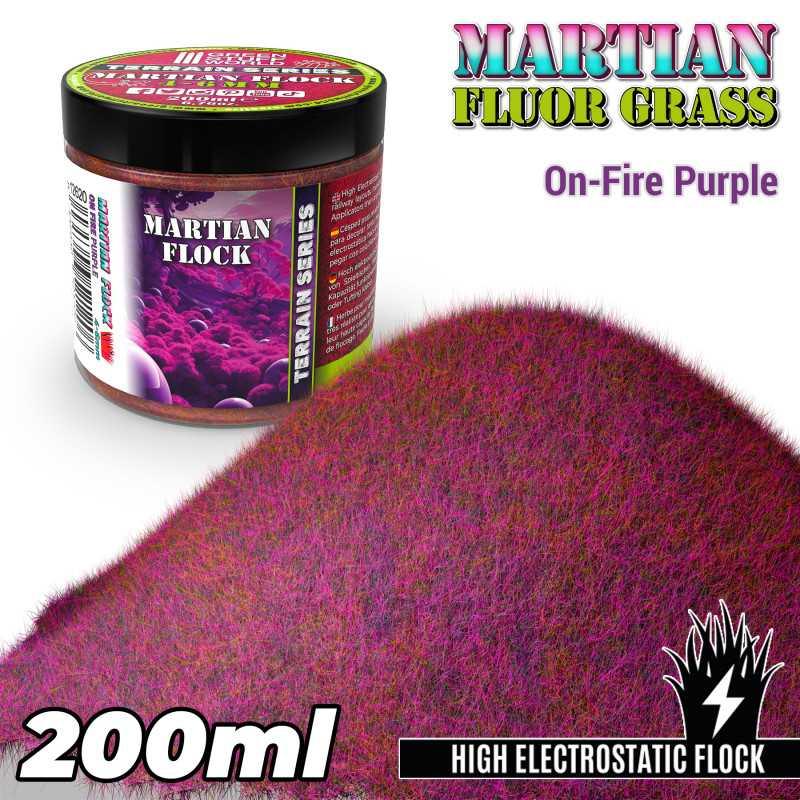 Martian Fluor Grass - On Fire Purple - 200ml - ZZGames.dk