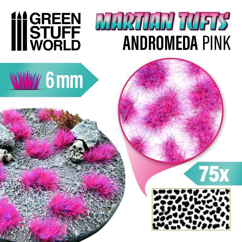 Martian Fluor Tufts 6mm - ANDROMEDA PINK x75 - ZZGames.dk