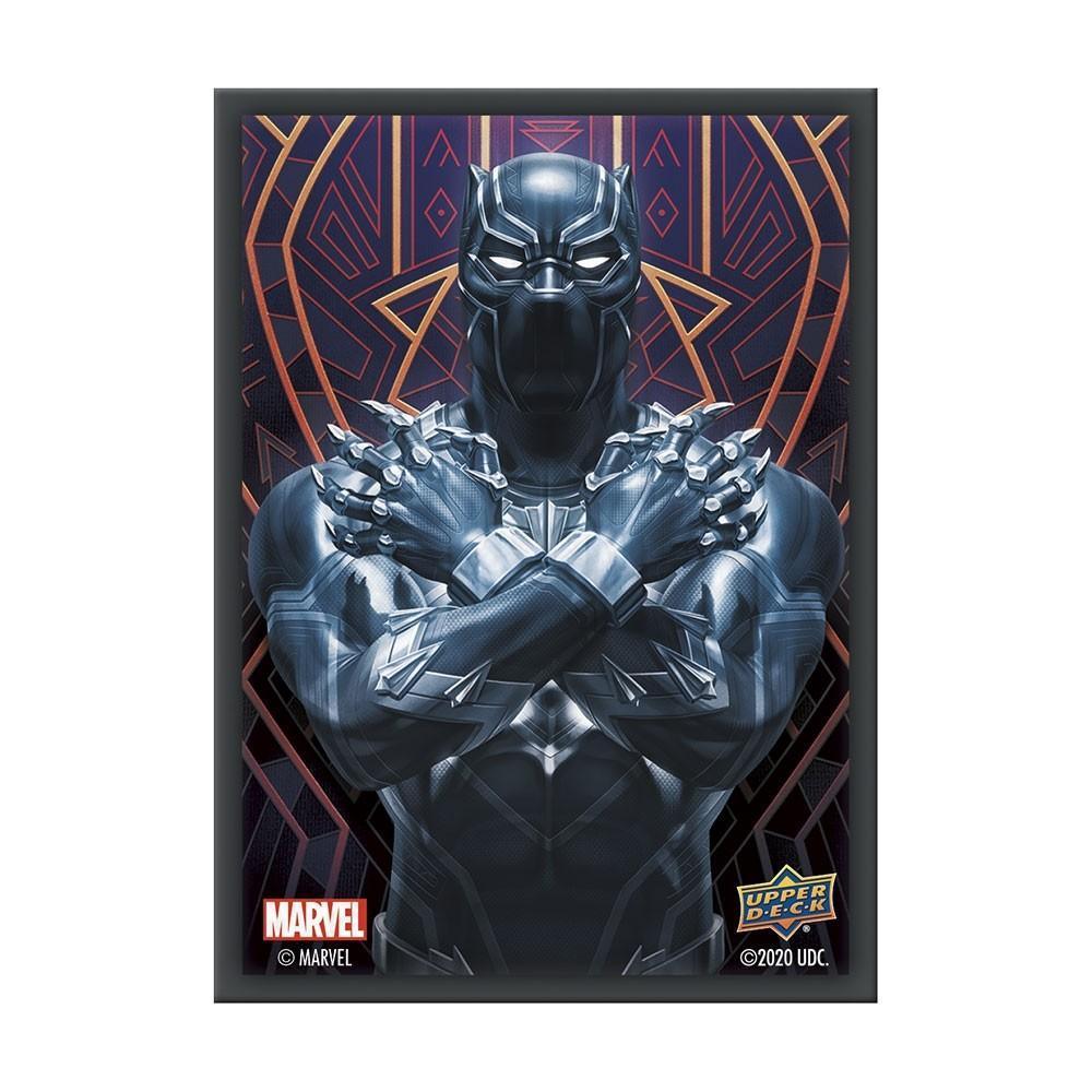 Marvel Card Sleeves - Black Panther (66x91mm) - ZZGames.dk