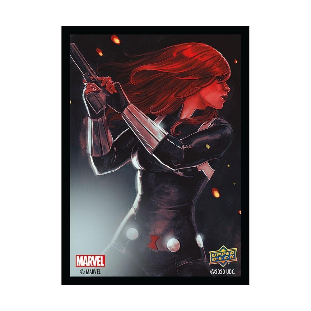 Marvel Card Sleeves - Black Widow (66x91mm) - ZZGames.dk