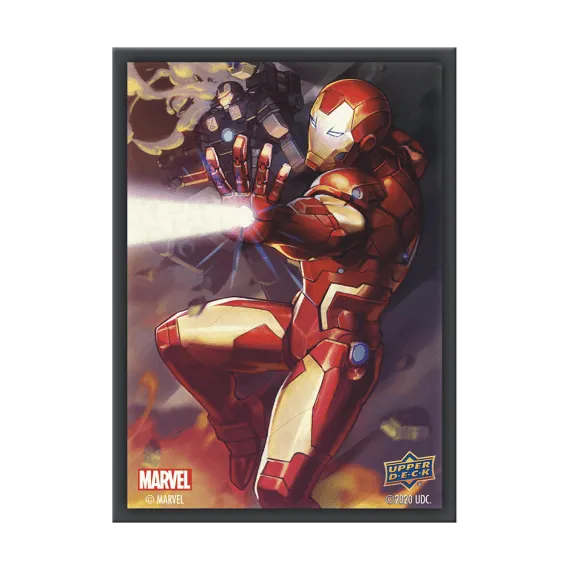 Marvel Card Sleeves - Iron Man (66x91mm) - ZZGames.dk