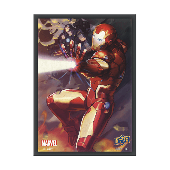Marvel Card Sleeves - Iron Man (66x91mm) - ZZGames.dk