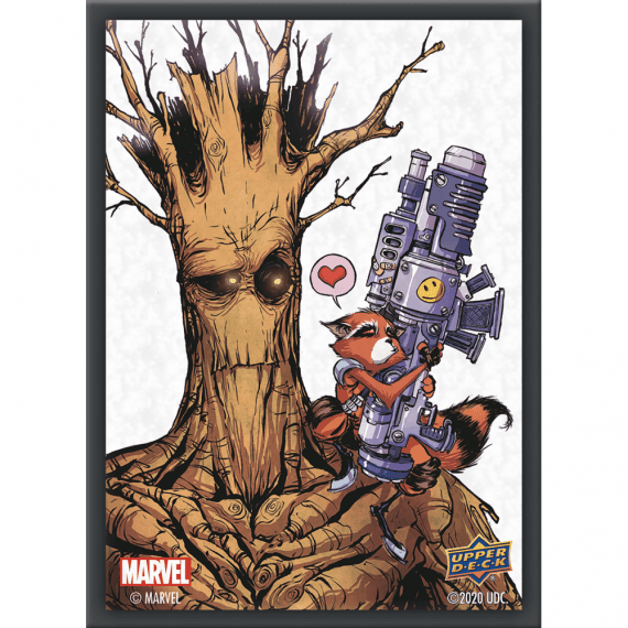 Marvel Card Sleeves - Rocket/Groot (66x91mm) - ZZGames.dk