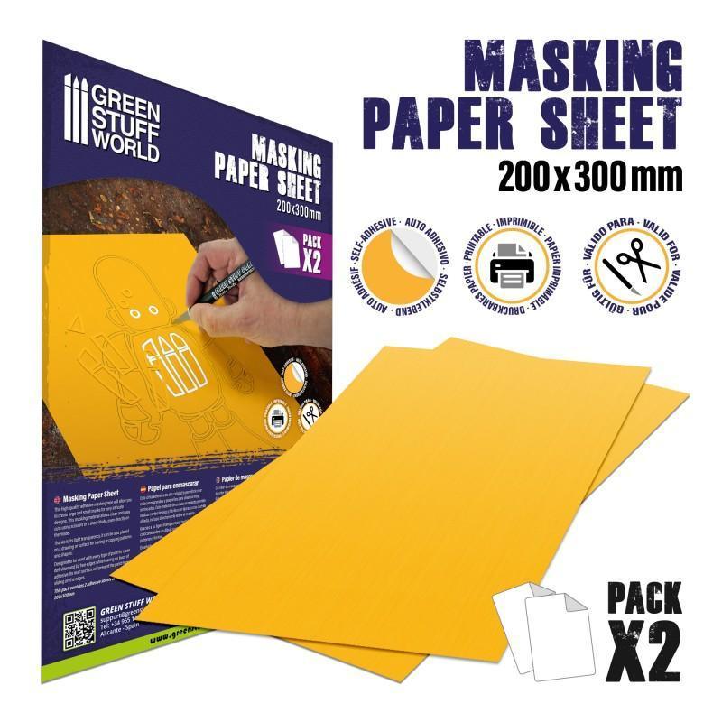Masking Sheet 200x300mm x2 - ZZGames.dk