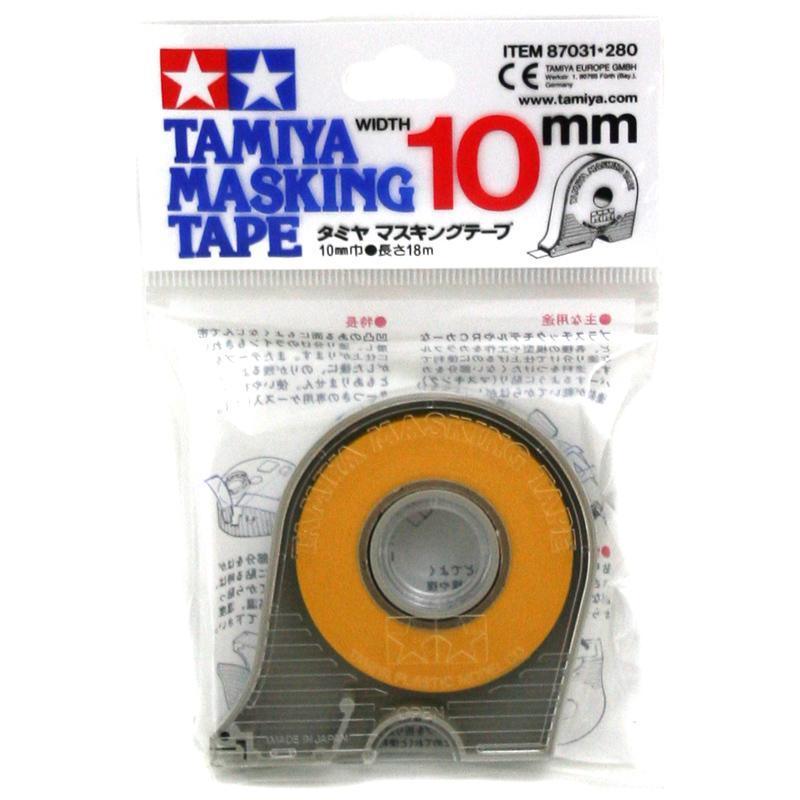Masking Tape w/dispenser - 10mm - ZZGames.dk