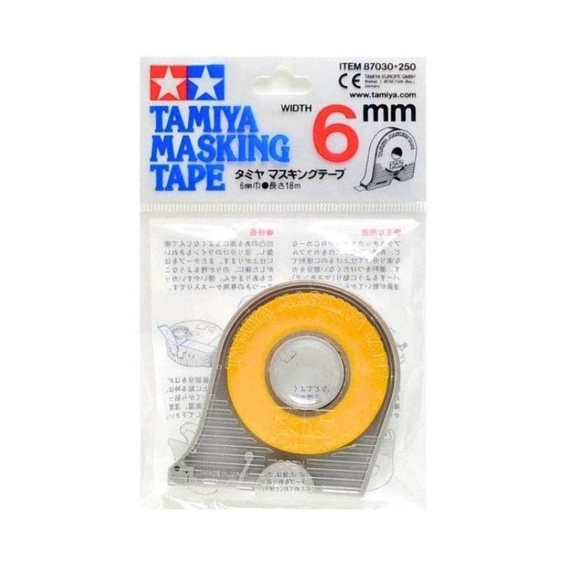 Masking Tape w/dispenser - 6mm - ZZGames.dk