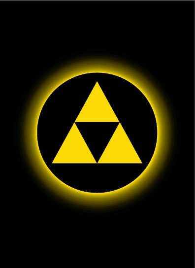 Matte - Absolute Iconic Triforce (67x92mm) - ZZGames.dk