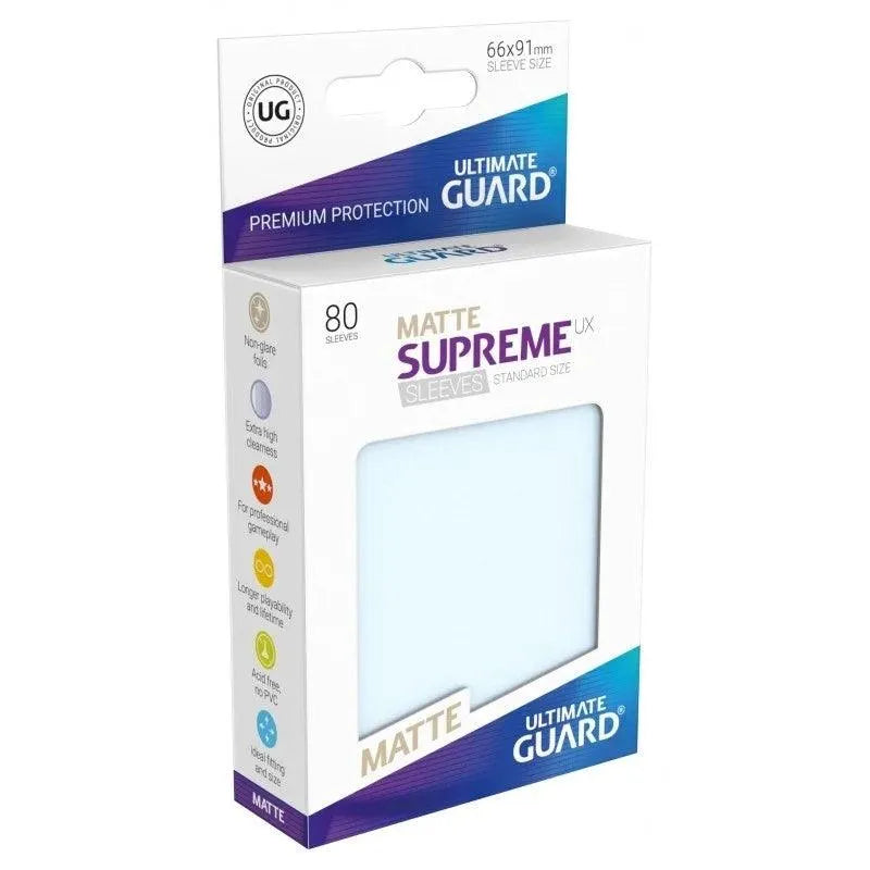 
                  
                    Matte Supreme UX Standard Size - Transparent (66x91mm) - ZZGames.dk
                  
                