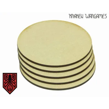 MDF Base round 32mm (40) - ZZGames.dk