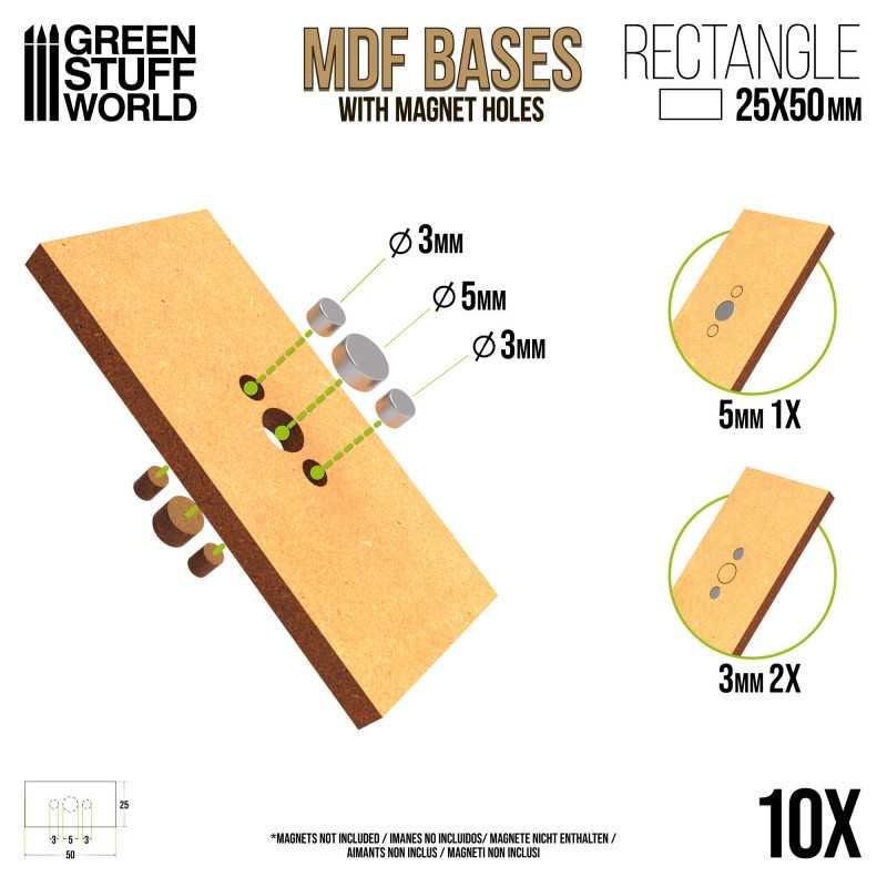 
                  
                    MDF Bases - Rectangle 25x50mm x10 - ZZGames.dk
                  
                