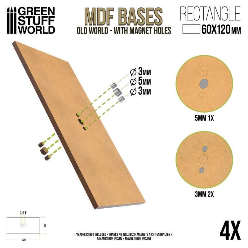 
                  
                    MDF Bases - Rectangle 60x120mm x4 - ZZGames.dk
                  
                