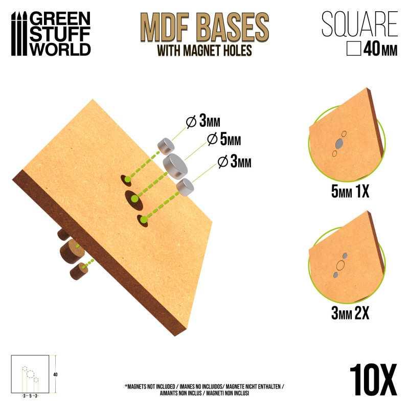 
                  
                    MDF Bases - Square 40mm x10 - ZZGames.dk
                  
                