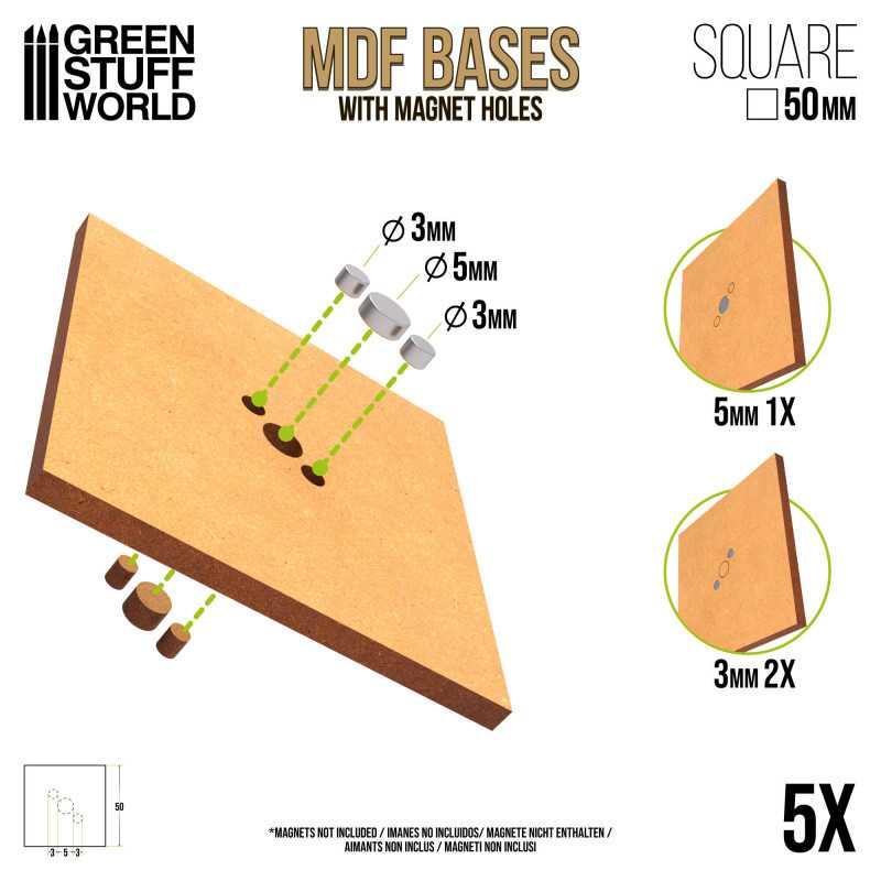 
                  
                    MDF Bases - Square 50mm x5 - ZZGames.dk
                  
                