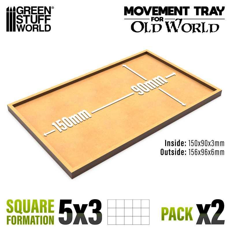 
                  
                    MDF Movement Trays 150x90mm (Old World) - ZZGames.dk
                  
                