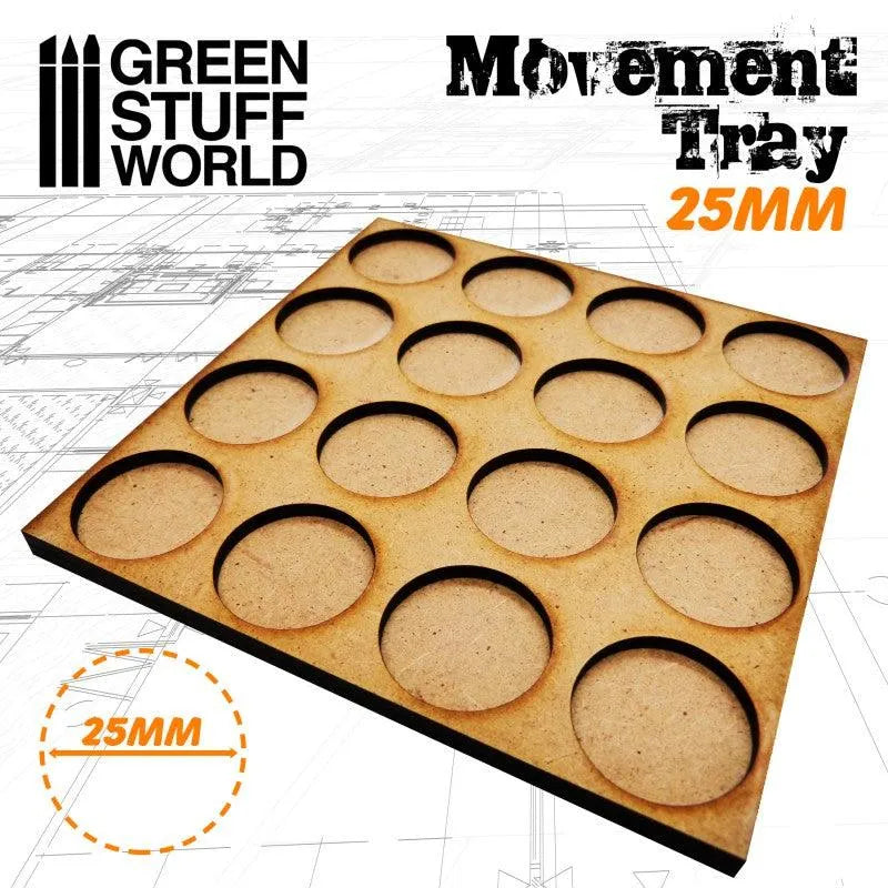 
                  
                    MDF Movement Trays 25mm 4x4 - Skirmish Lines - ZZGames.dk
                  
                