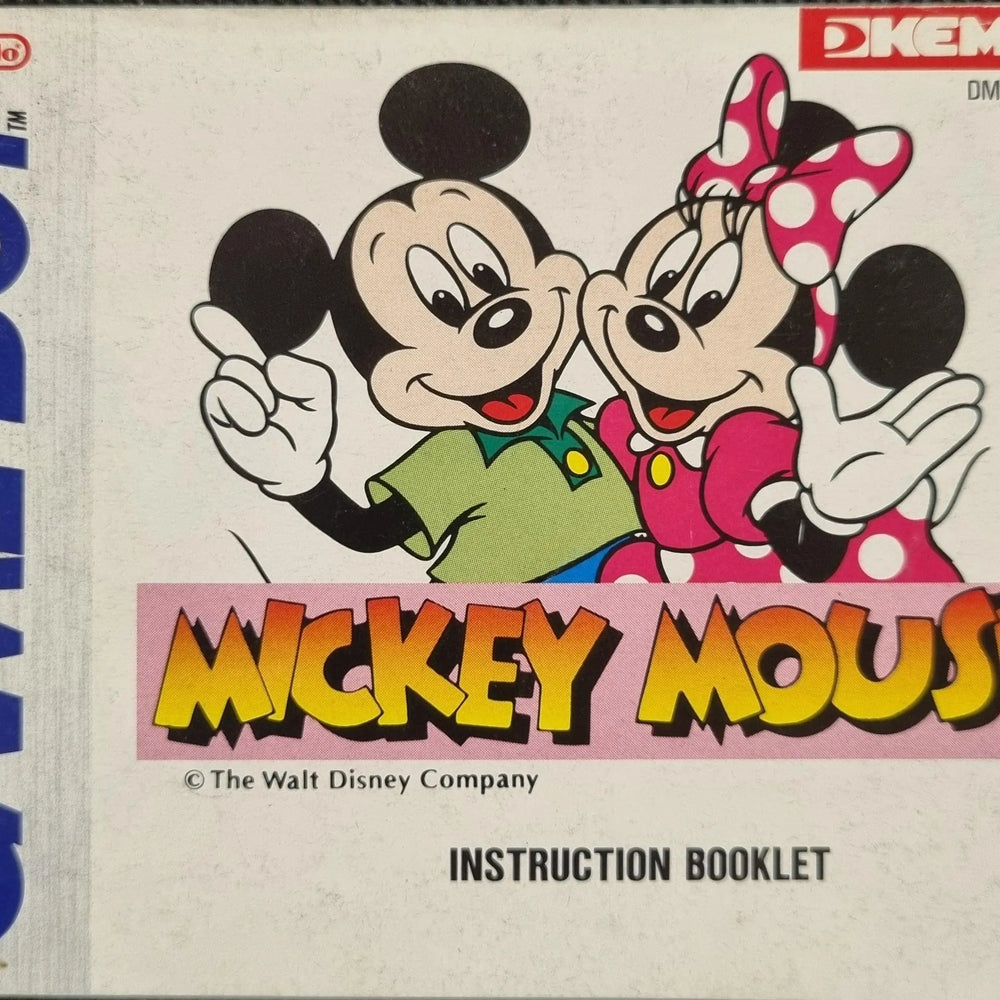 Mickey Mouse manual (SCN) - ZZGames.dk