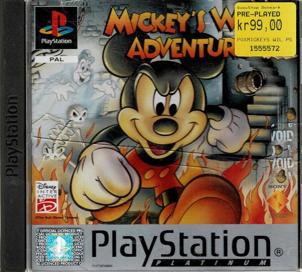 Mickey's Wild Adventure (Platinum og flænget cover) - ZZGames.dk