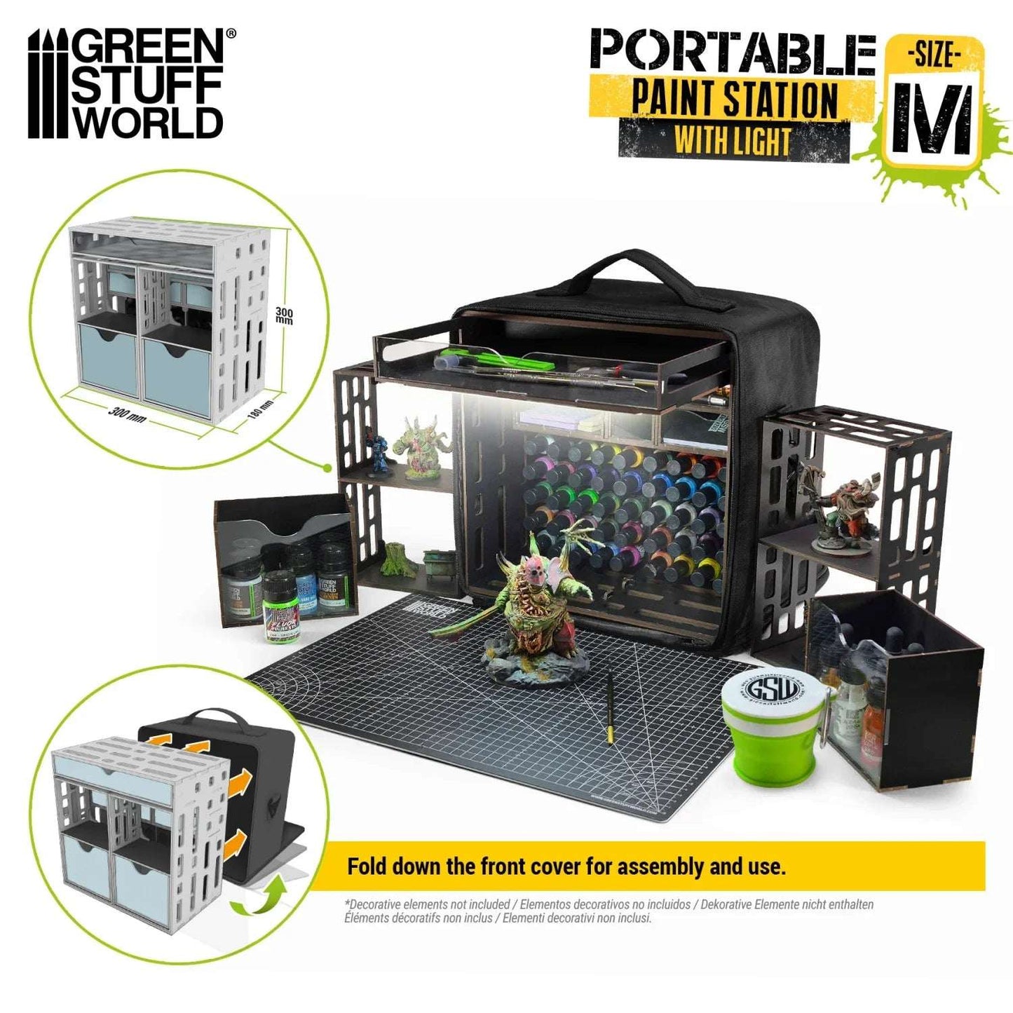 
                  
                    Portable Paint Station m. Lys
                  
                